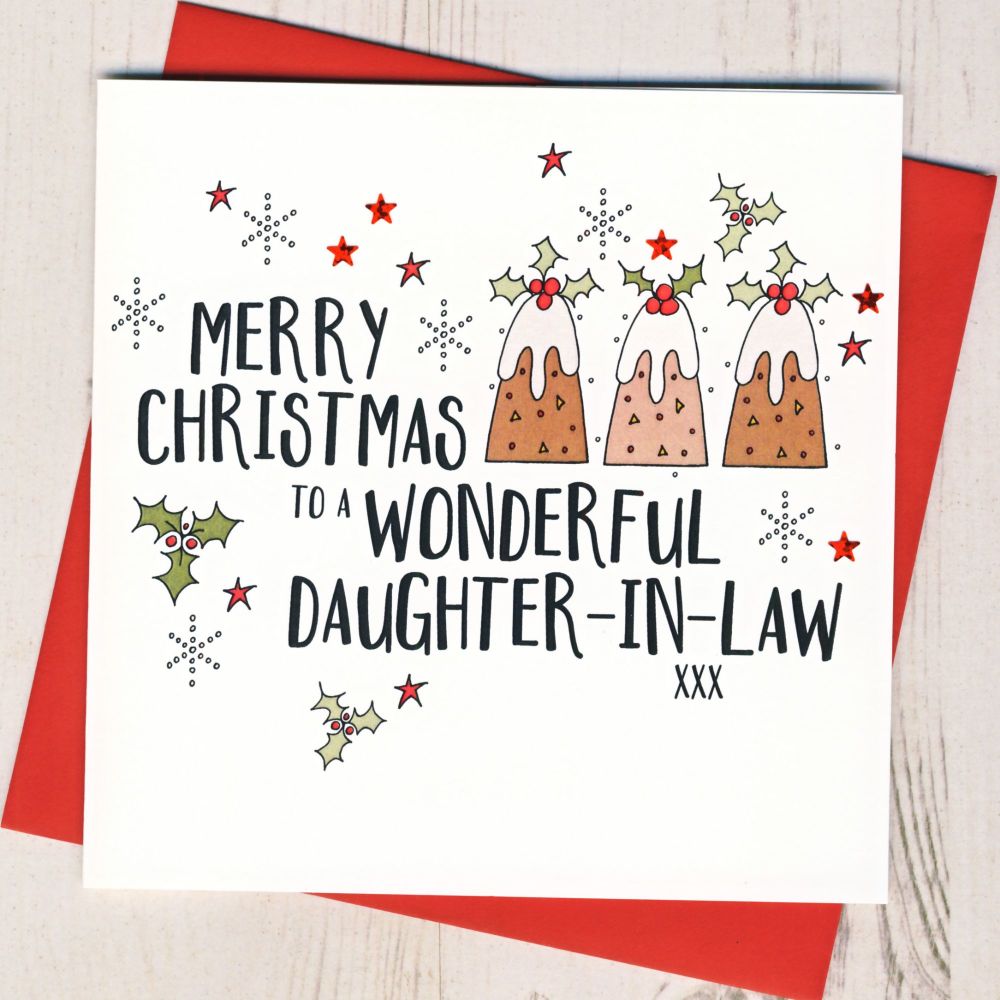 <!-- 011-->Daughter-in-Law Christmas Card