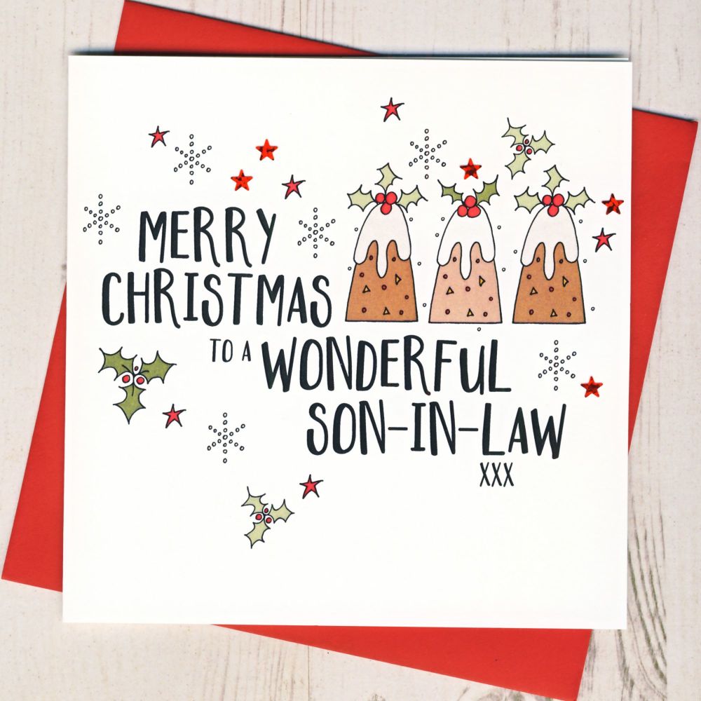 <!-- 013-->To A Wonderful Son-In-Law Christmas Card