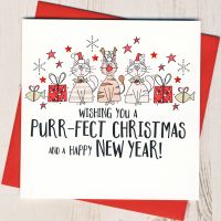 <!-- 000-->Wishing You A Purrfect Christmas Card