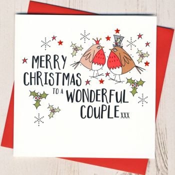 To A Special Couple Christmas Card