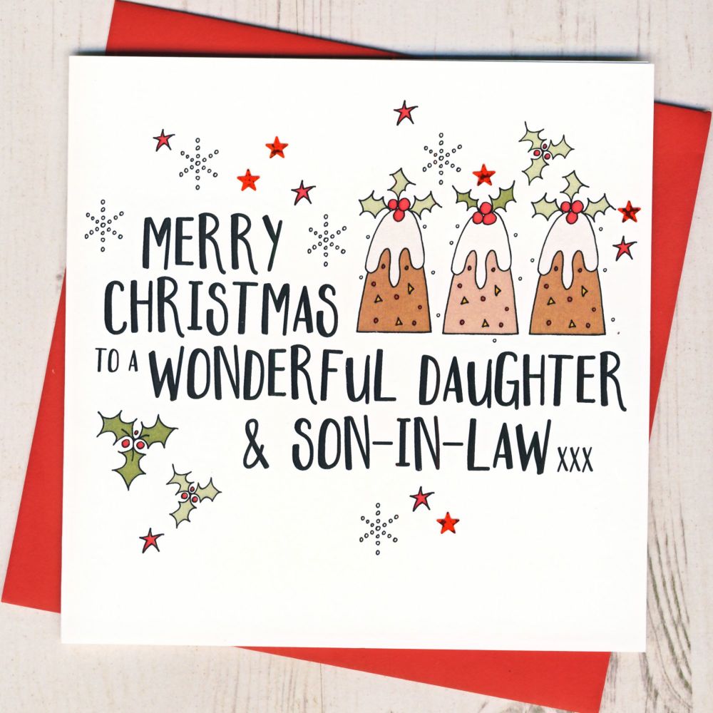 <!-- 008-->Daughter & Son-in-Law or Partner Christmas Card
