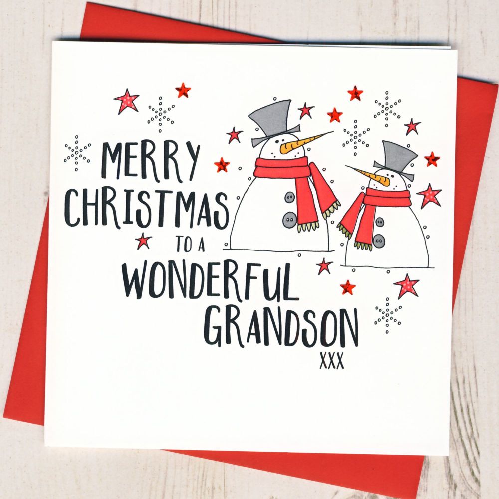 <!-- 000-->Grandson Christmas Card