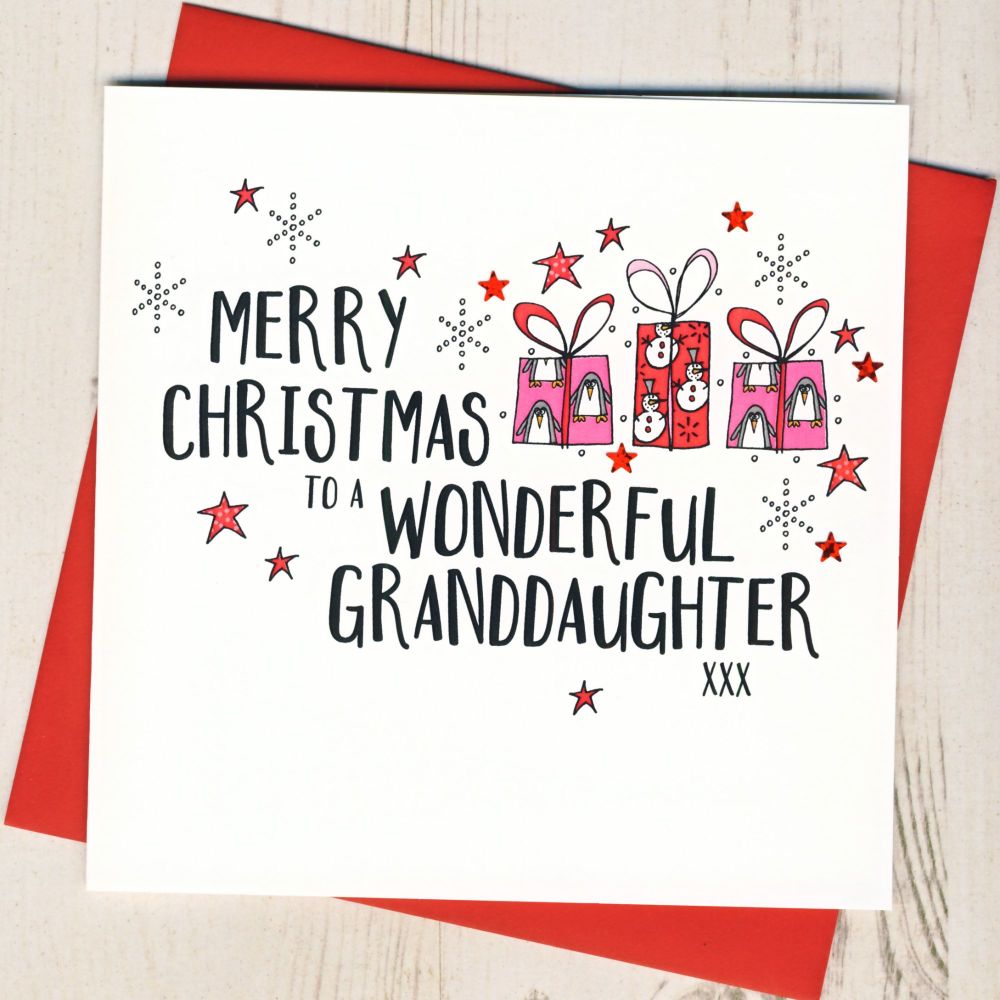 <!-- 000-->Granddaughter Christmas Card
