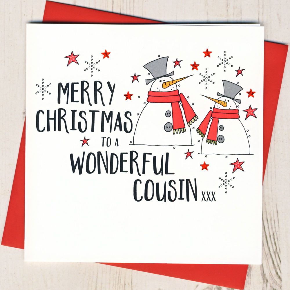 Cousin Christmas Card