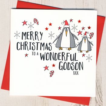 Godson Christmas Card