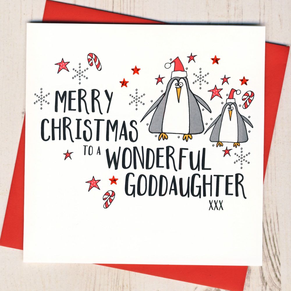  Goddaughter Christmas Card