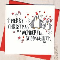 <!-- 010--> Goddaughter Christmas Card
