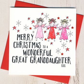  Great-Granddaughter Christmas Card