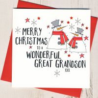 <!-- 030--> Great-Grandson Christmas Card