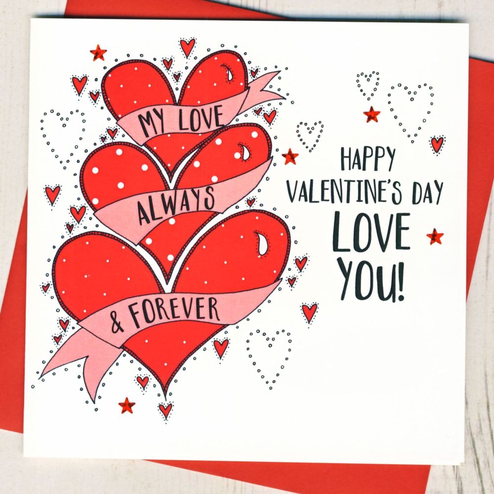 <!-- 008 -->Always & Forever Valentines Card