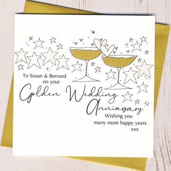  Personalised Golden Wedding Anniversary