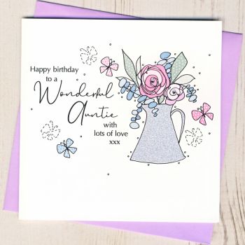 Auntie Happy Birthday Card