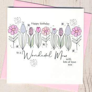 Wonderful Mum Birthday Card