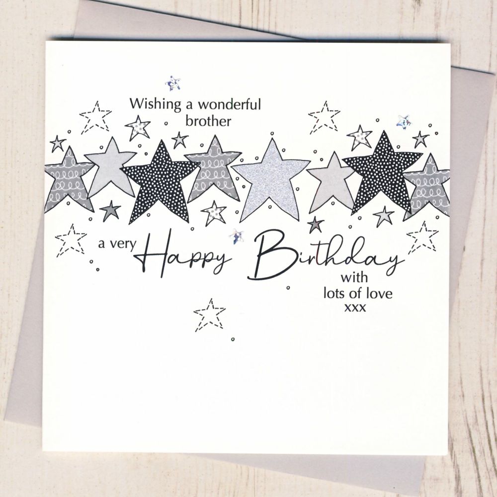 <!-- 000 -->Wonderful Brother Birthday Card