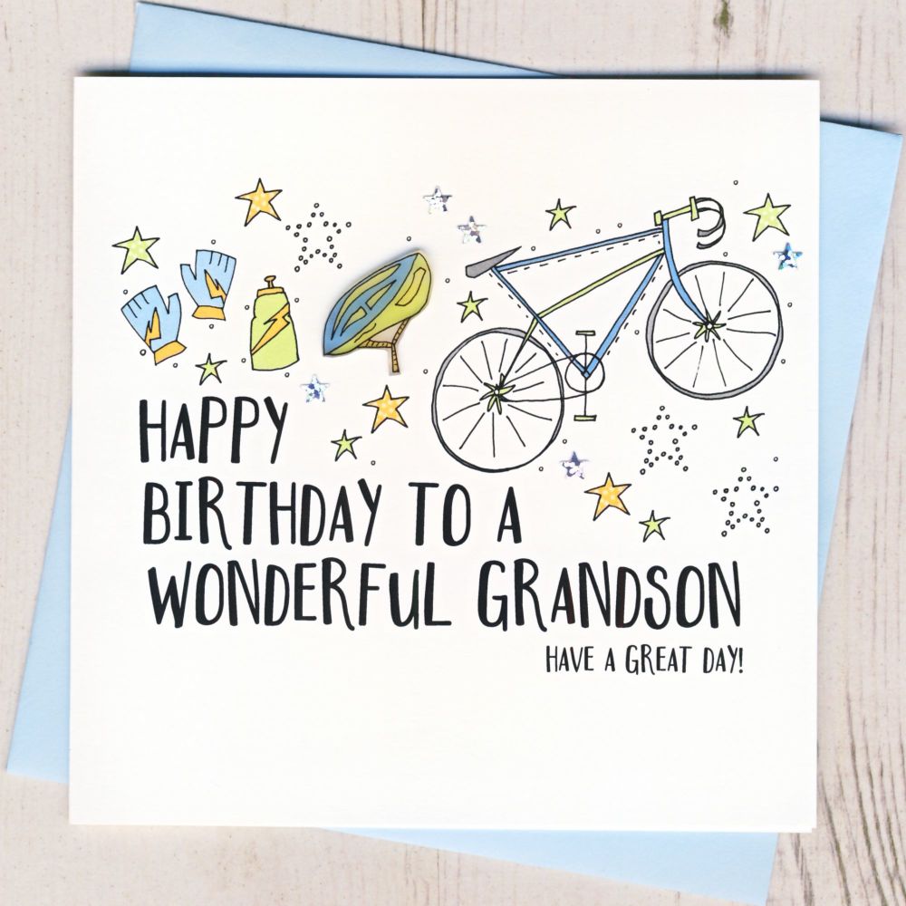 <!-- 000 --> Grandson Birthday Card