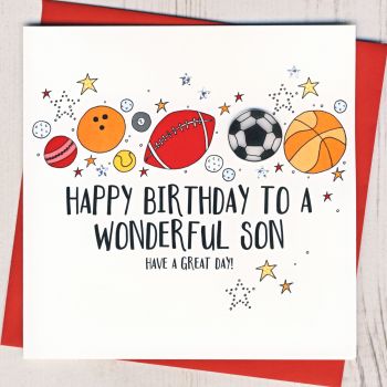  Son Birthday Card