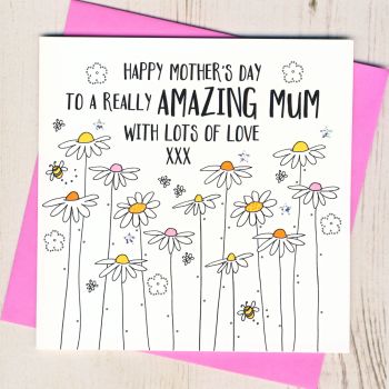 Daisy Happy Mother's Day Card