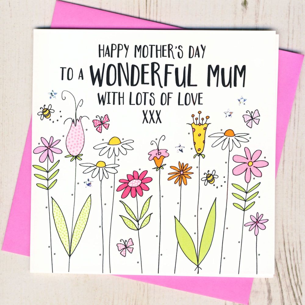 Floral Happy Mother's Day Card