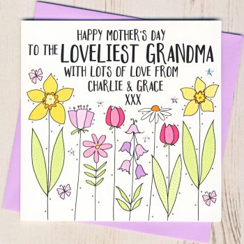 Loveliest Grandma Mother's Day Card