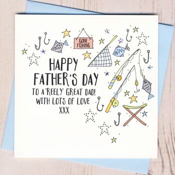  Fishing  Father's Day Card