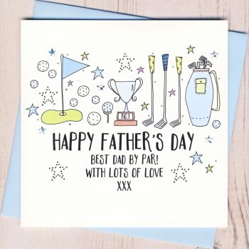  Golf Father's Day Card