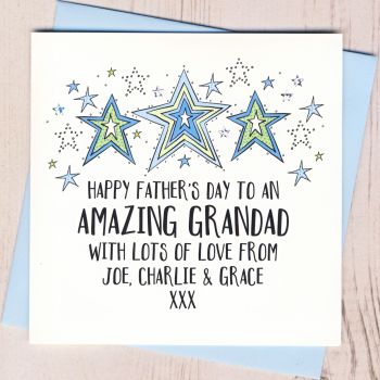  Personalised Amazing Grandad Father's Day Card