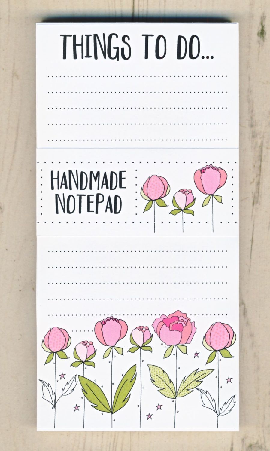 <!-- 007 -->Floral Notepad