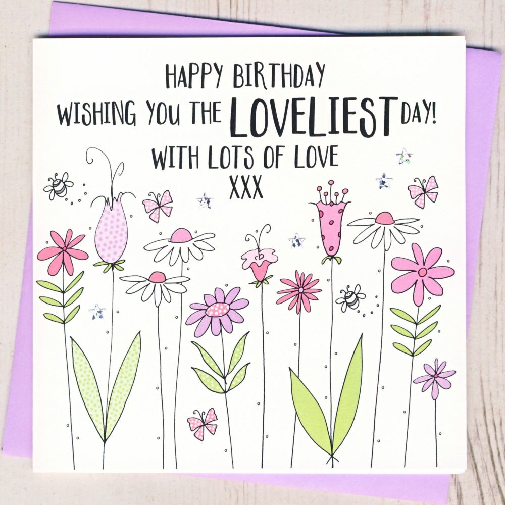 <!-- 000 --> Floral Birthday Card