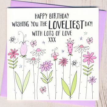  Floral Birthday Card