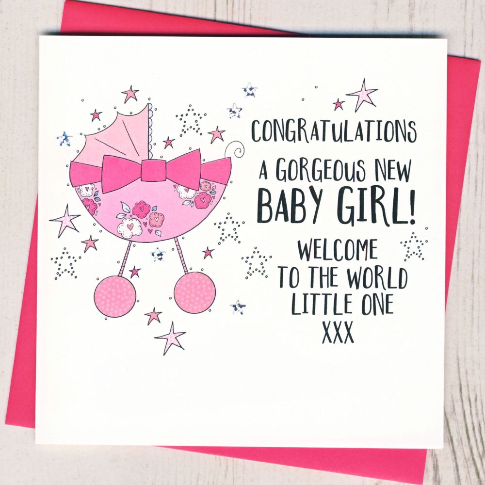 <!-- 000 --> New Baby Girl Card