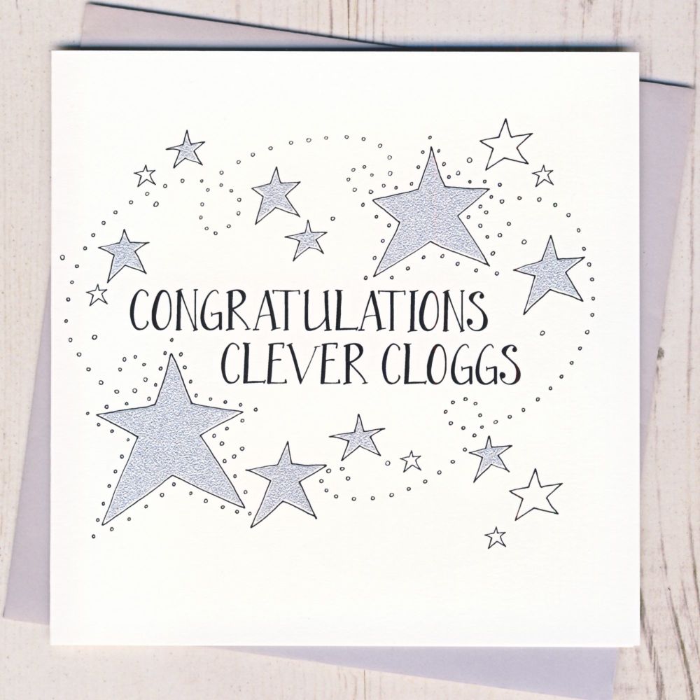 Congratulations Clever Cloggs Card