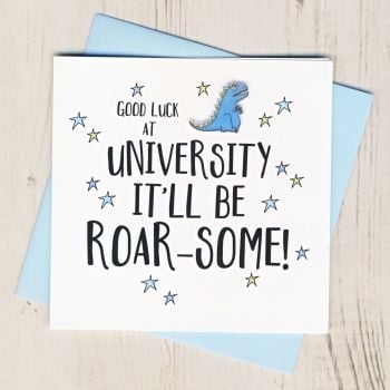 Roar Some Good Luck At University Card