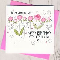 <!-- 006 -->Happy Birthday Wife Card