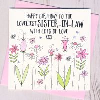 <!-- 001 -->Sister-In-Law Birthday Card