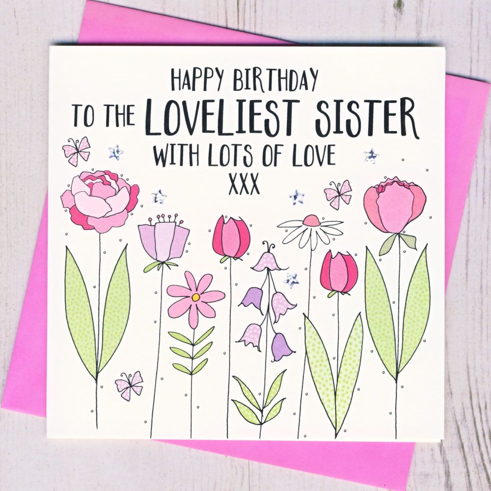 <!-- 007 -->Sister Birthday Card