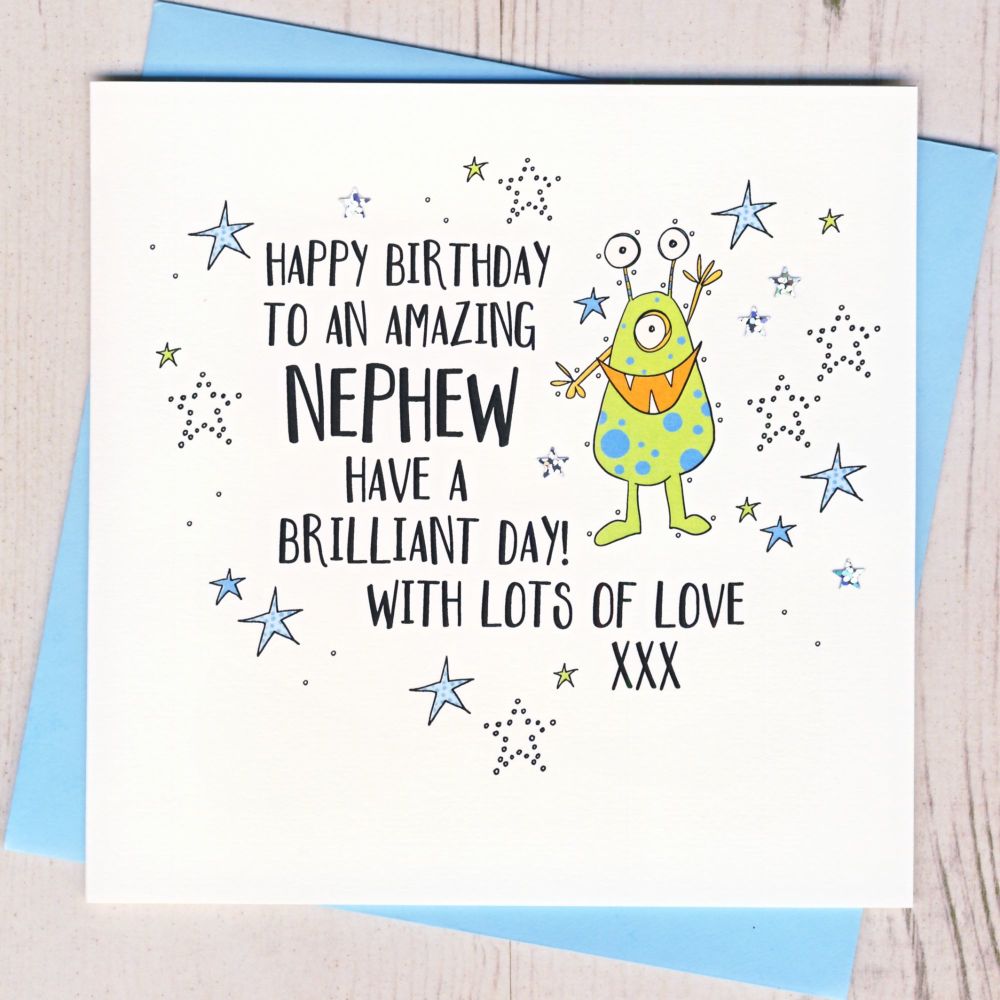<!-- 006 -->Nephew Happy Birthday Card