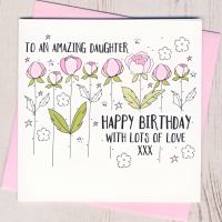 <!-- 014 -->  Daughter Birthday Card