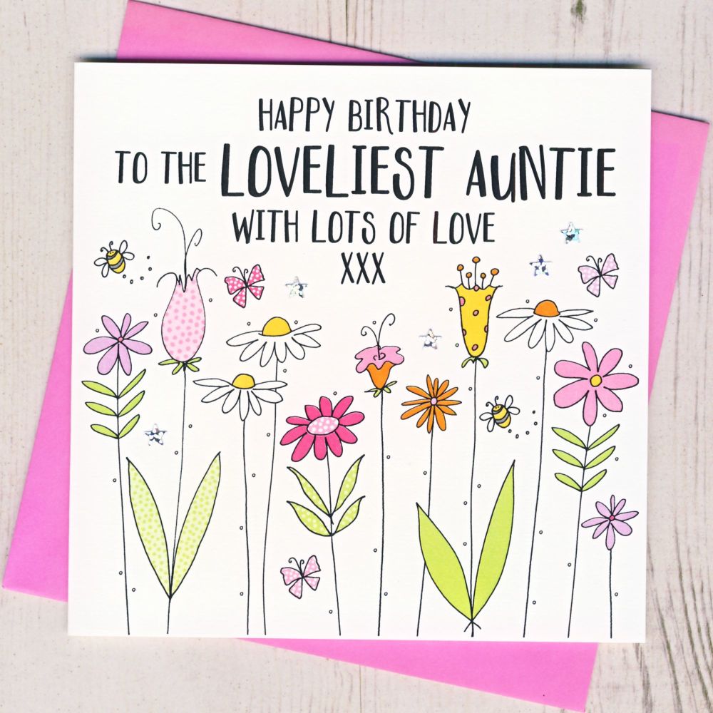 <!-- 008 -->Auntie Birthday Card