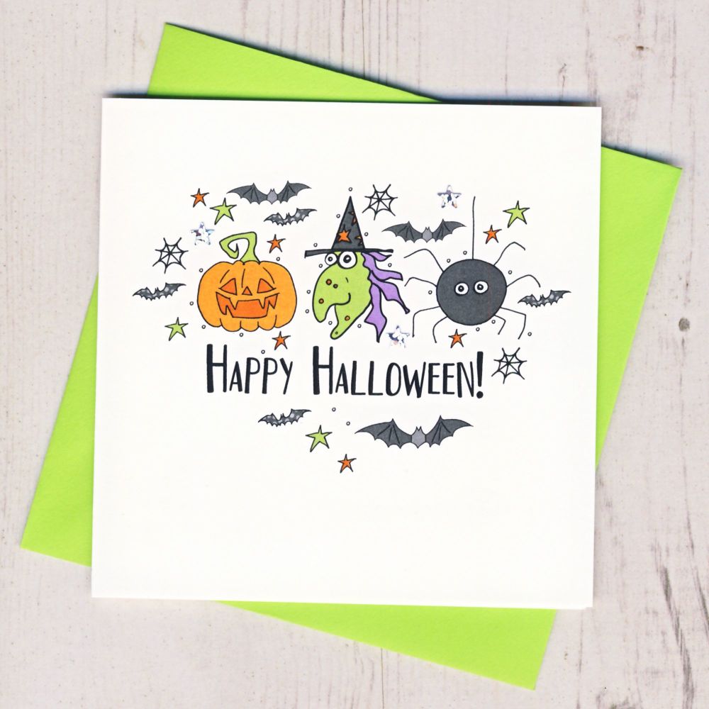 <!-- 000 --> Witch Halloween Card