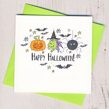 Witch Halloween Card