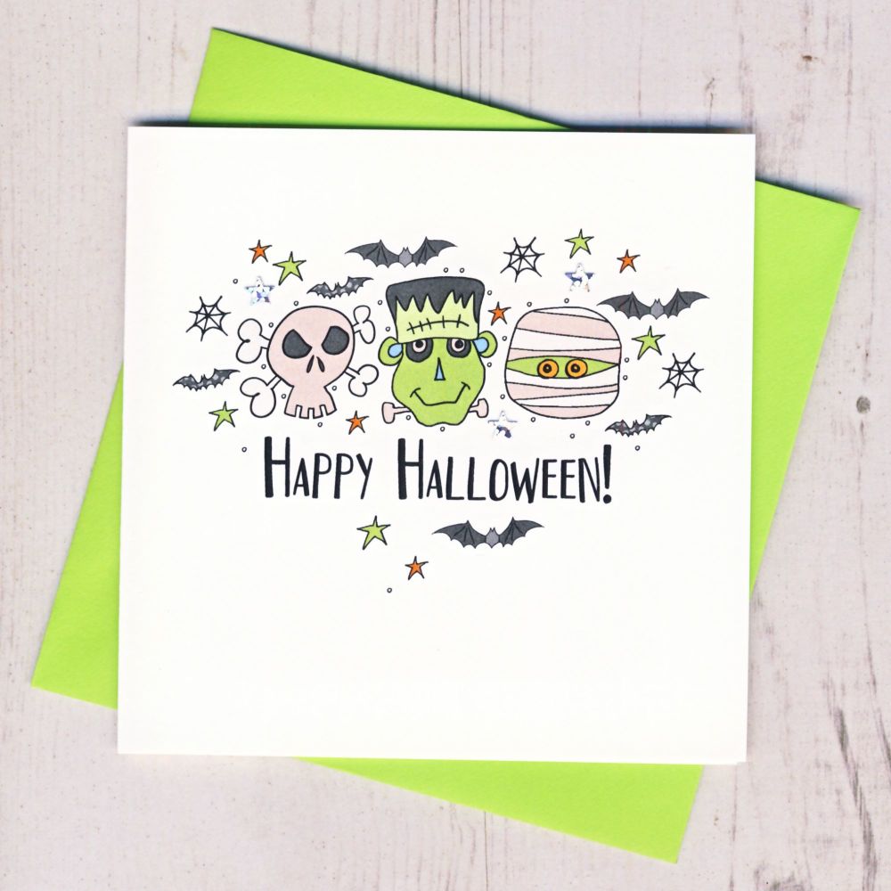 <!-- 003 --> Creepy Halloween Card