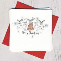 <!-- 004 -->Pack of Five Christmas Pudding Cards
