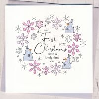<!-- 006-->Baby's First Christmas Card