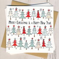 <!-- 002 --> xPack of Five Christmas Tree Cards