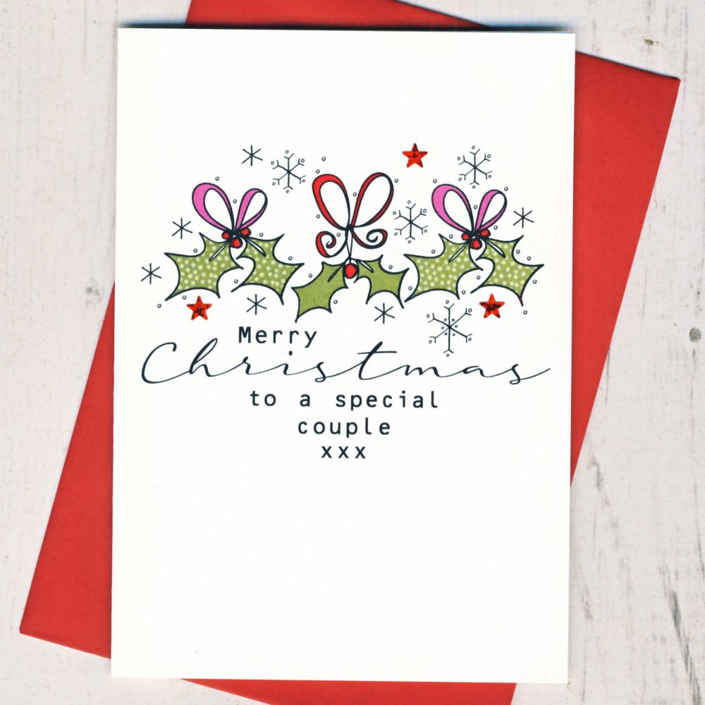 <!-- 007--> Merry Christmas to a Special Couple Card