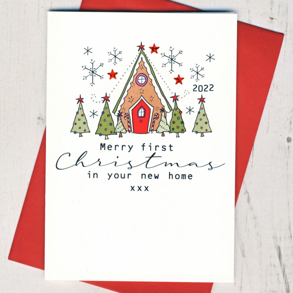 <!-- 008--> Merry First Christmas In Your New Home Card