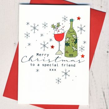  Merry Christmas To A Special Friend Card
