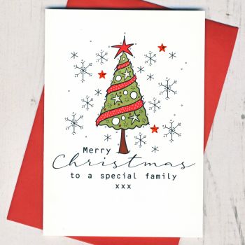  Merry Christmas To A Special Family Card