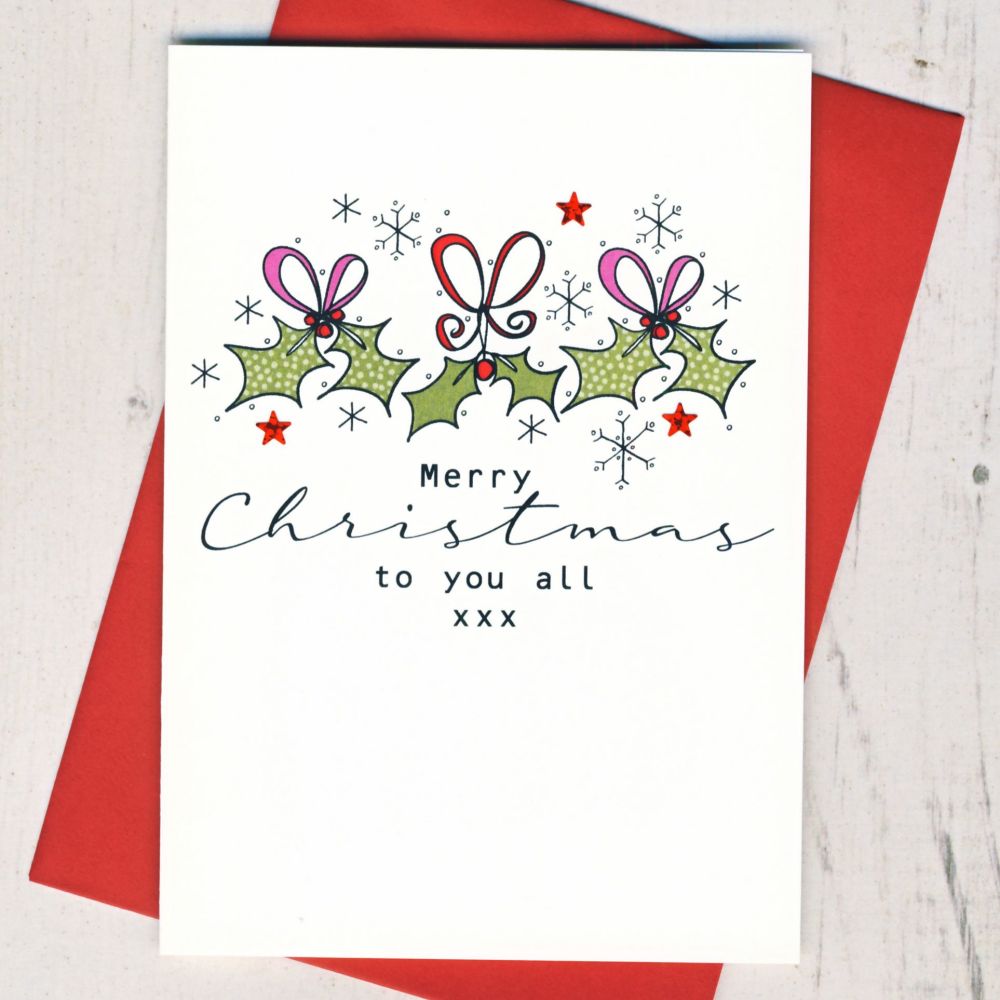 <!-- 007--> Merry Christmas to You All Card