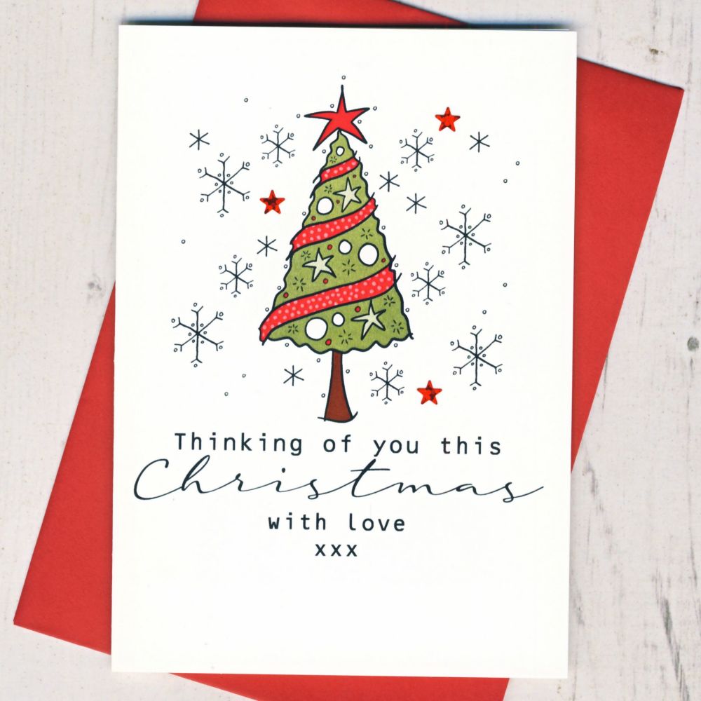 <!-- 007--> Thinking of You This Christmas Card